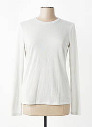 T-shirt gris MANGO femme