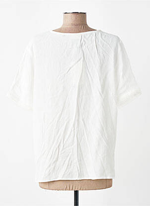 T-shirt col v blanc JACQUELINE DE YONG femme