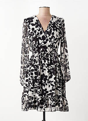 Robe mi-longue blanc HAILYS femme