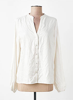 Chemisier manches longues manches longues blanc VILA femme