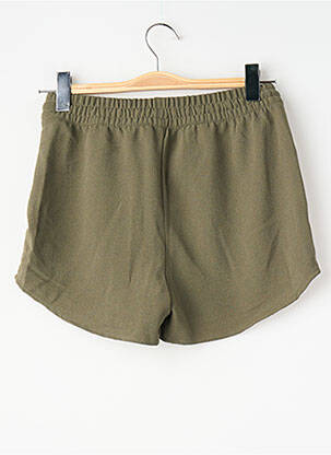 Short coupe droite vert ONLY femme