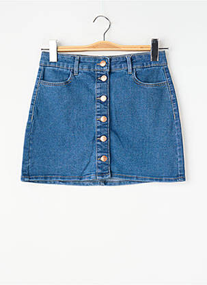 Jupe courte bleu ONLY femme
