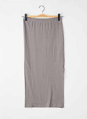 Jupe longue gris SUBDUED femme