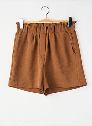 Short marron ONLY femme