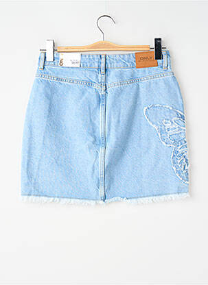 Jupe courte bleu ONLY femme