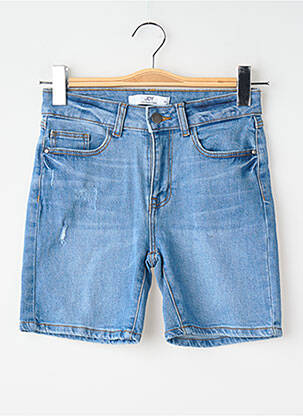 Short bleu JACQUELINE DE YONG femme