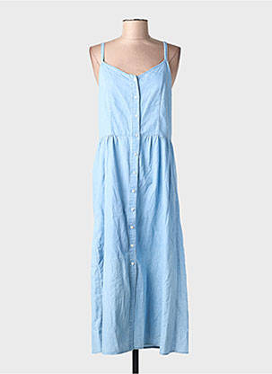Robe courte col v bleu VILA femme
