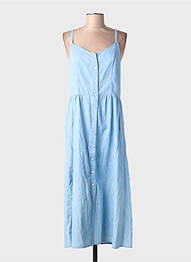 Robe courte col v bleu VILA femme