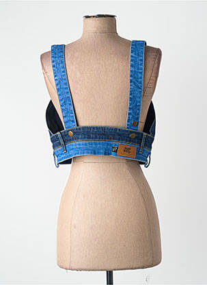 Crop top bleu YOUNG DESIGNERS femme