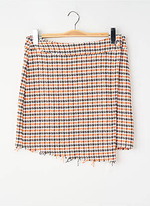 Jupe courte orange NOOR BY NORA GHARIB femme