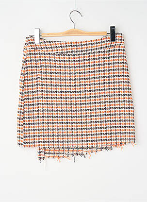 Jupe courte orange NOOR BY NORA GHARIB femme