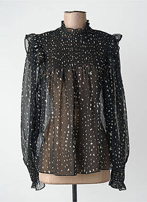 Chemisier noir MANGO femme