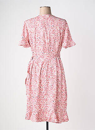 Robe courte manches courtes manches courtes rose ONLY femme