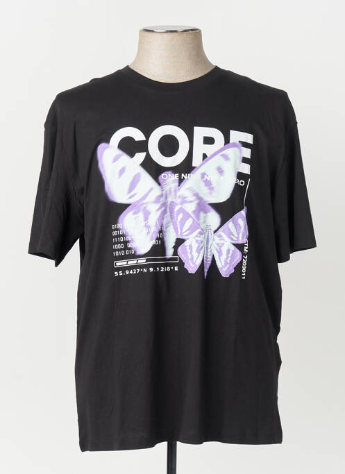 T-shirt noir JACK & JONES homme