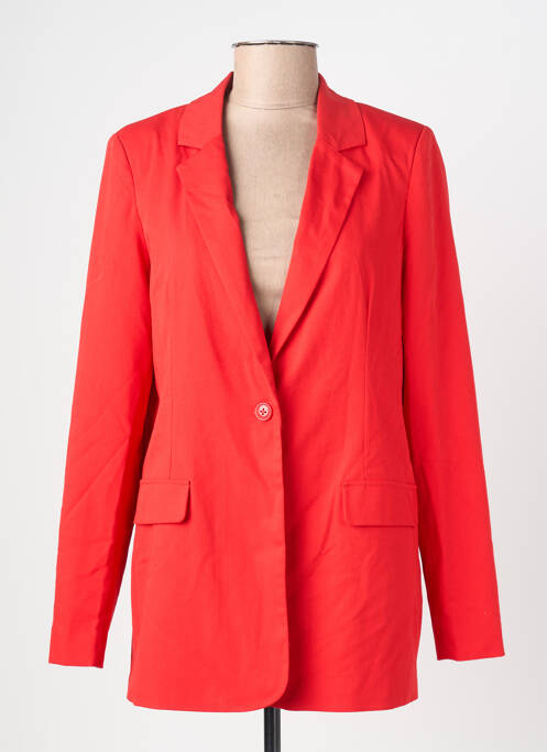 Blazer col tailleur rouge VERO MODA femme