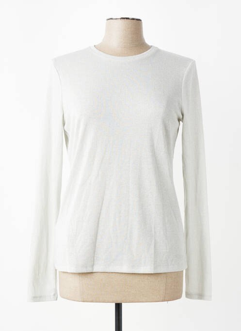 T-shirt gris MANGO femme