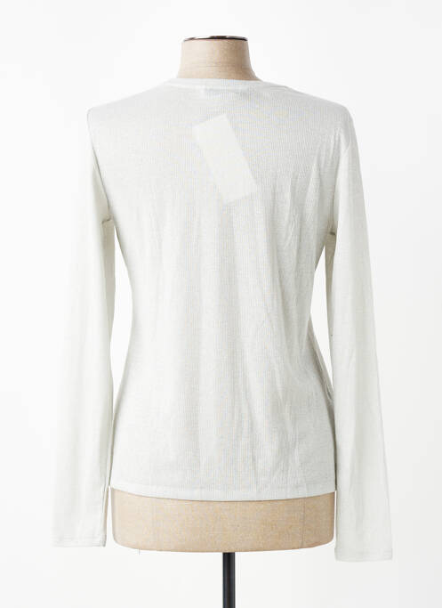 T-shirt gris MANGO femme