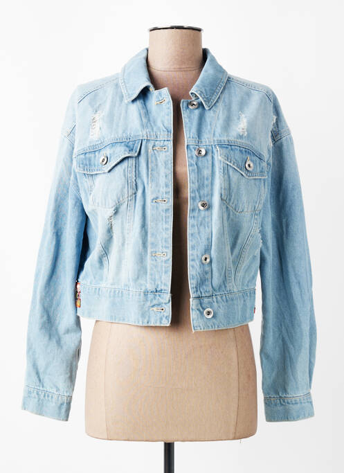 Veste en jean manches longues bleu ONLY femme