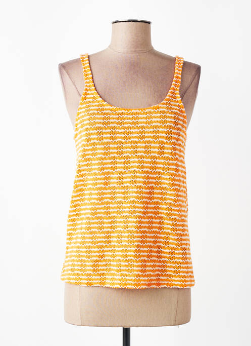 Débardeur coupe droite sans manche orange VERO MODA femme