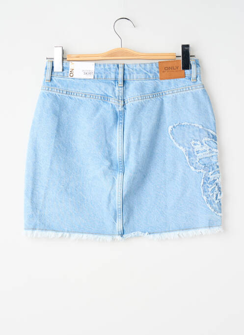 Jupe courte bleu ONLY femme