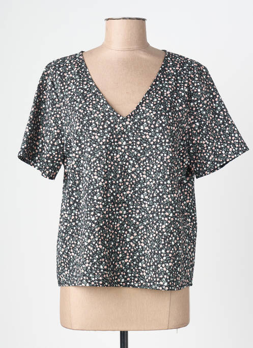 T-shirt coupe droite noir JACQUELINE DE YONG femme