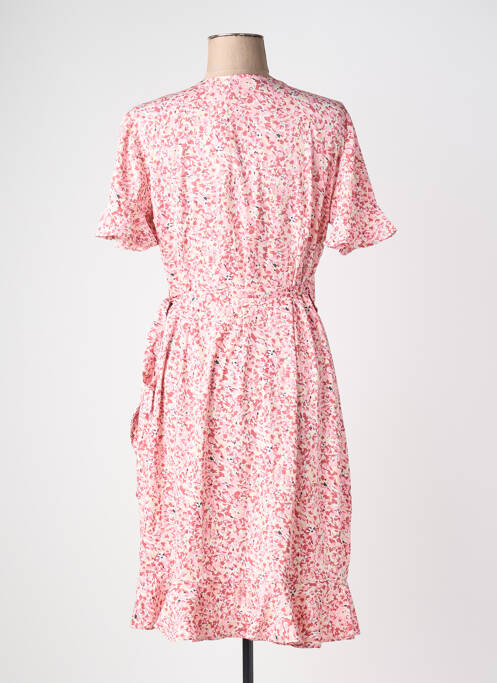 Robe courte manches courtes manches courtes rose ONLY femme