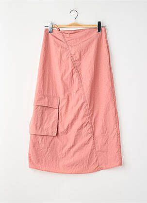Jupe mi-longue rose NEON & NYLON femme
