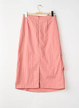Jupe mi-longue rose NEON & NYLON femme