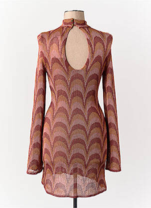 Robe courte rose MANGO femme