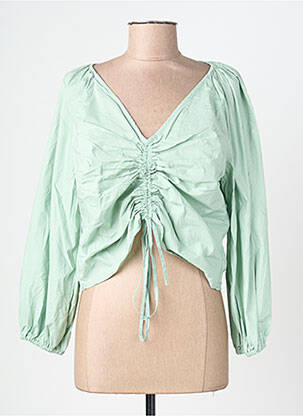 Top vert MANGO femme