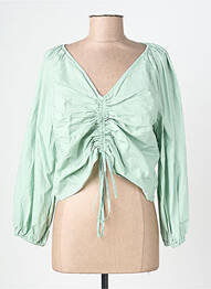 Top vert MANGO femme
