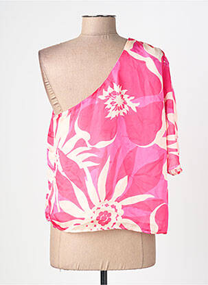 Blouse rose MORGAN femme