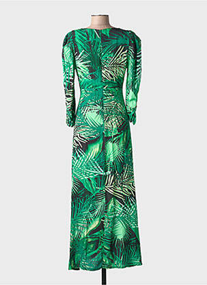 Robe longue vert ASTRID BLACK LABEL femme