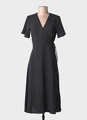 Robe courte manches courtes manches courtes noir VILA femme