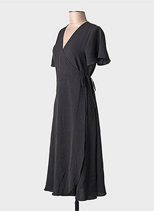 Robe courte manches courtes manches courtes noir VILA femme