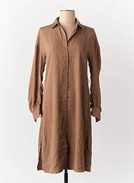 Robe longue marron ONLY femme