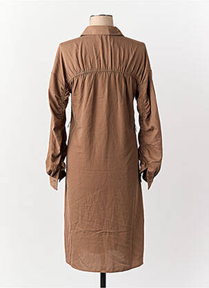 Robe longue marron ONLY femme