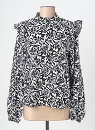 Chemisier coupe droite manches longues noir VERO MODA femme