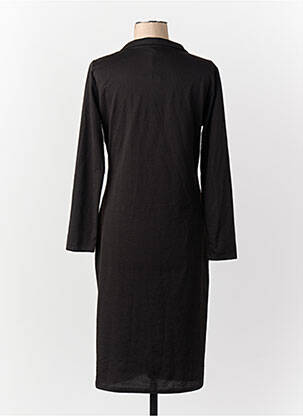 Robe mi-longue noir JACQUELINE DE YONG femme
