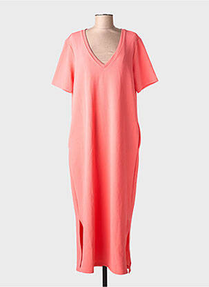 Robe courte manches courtes manches courtes orange VERO MODA femme