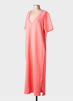 Robe courte manches courtes manches courtes orange VERO MODA femme