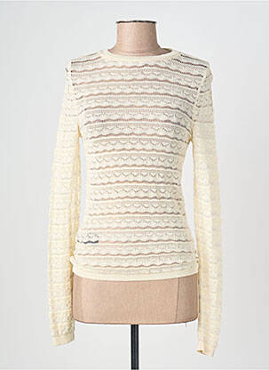 Pull beige MANGO femme
