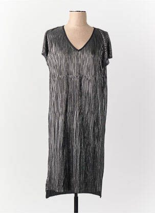 Robe courte col v noir VERO MODA femme