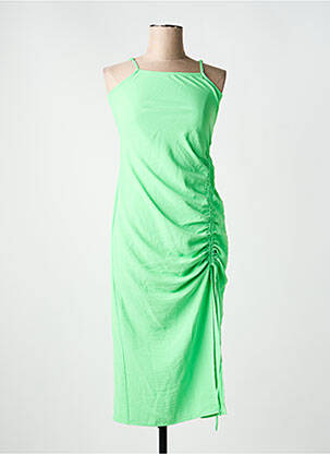 Robe courte sans manche sans manche vert ONLY femme