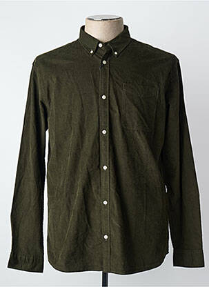 Chemise manches longues vert JACK & JONES homme