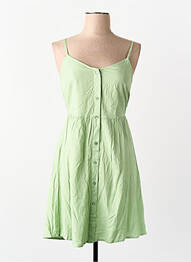 Robe courte sans manche sans manche vert PIECES femme