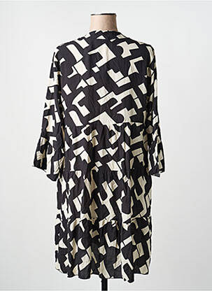 Robe mi-longue noir HAILYS femme