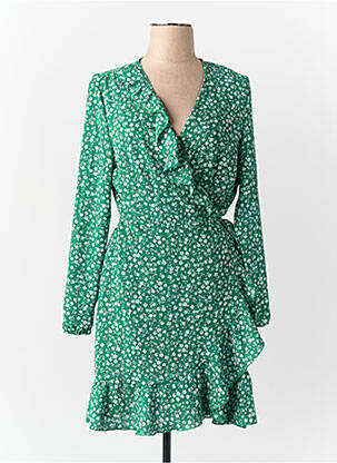 Robe mi-longue vert ONLY femme