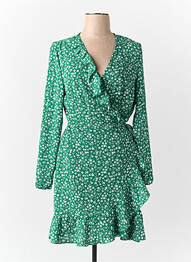 Robe mi-longue vert ONLY femme
