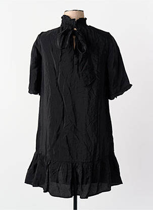 Robe courte col v noir VERO MODA femme